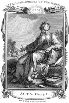 St Paul the Apostle who took the Christian message to the Gentiles, 19th century