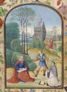 St. Paul Writing His Epistles with John Colet, 1506. Creator: Unknown