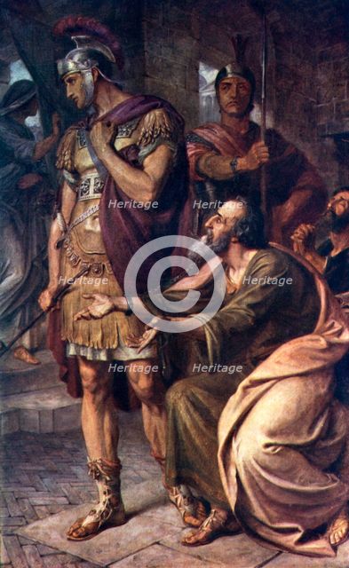 St Paul at Rome, 1926.Artist: Frederic Shields