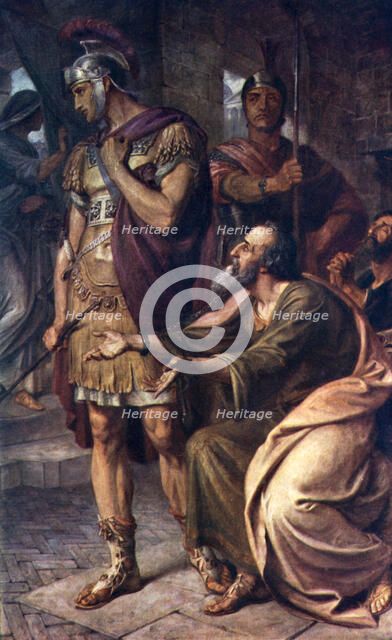 St Paul at Rome, 1926.Artist: Frederic Shields