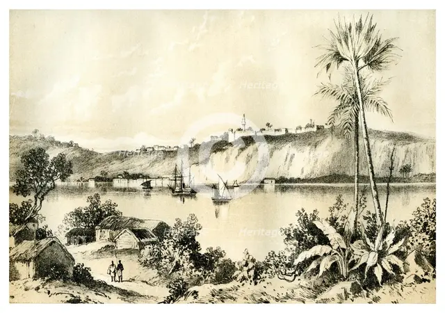 St Paul de Loanda (Luanda), Angola, c1854 (1883). Artist: Unknown
