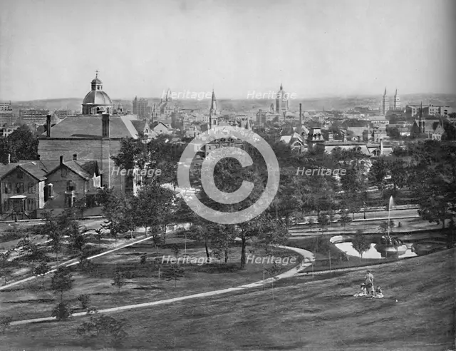 'St. Paul from Merriam's Hill', c1897. Creator: Unknown.