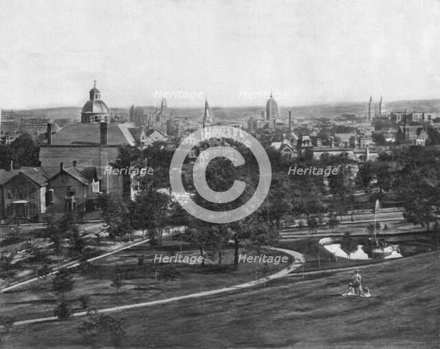 St Paul from Merriam's Hill, Minnesota, USA, c1900.  Creator: Unknown.