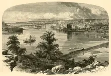St. Paul, from Dayton's Bluff 1874. Creator: Nathaniel Orr