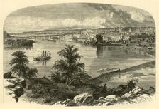 St. Paul, from Dayton's Bluff 1874. Creator: Nathaniel Orr
