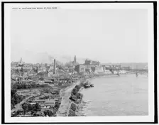 St. Paul from High Bridge, St. Paul, Minn., c1902. Creator: William H. Jackson