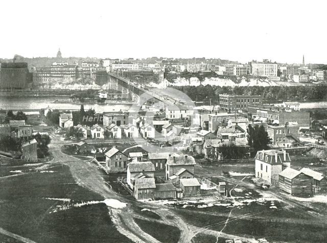 St Paul from the west, USA, 1895.  Creator: Unknown.