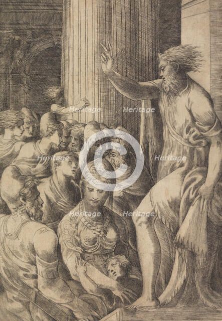 St. Paul Preaching in Athens, ca. 1548-53. Creator: Andrea Schiavone.