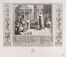St. Paul Preaching on the Areopagus, 1868. Creator: Raphael