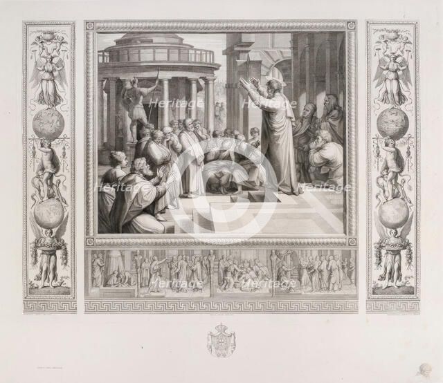 St. Paul Preaching on the Areopagus, 1868. Creator: Raphael.