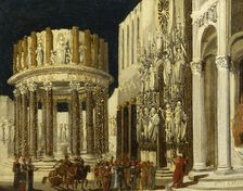 St. Paul Preaching to the Athenians, c1620-1624. Creator: Francois de Nome