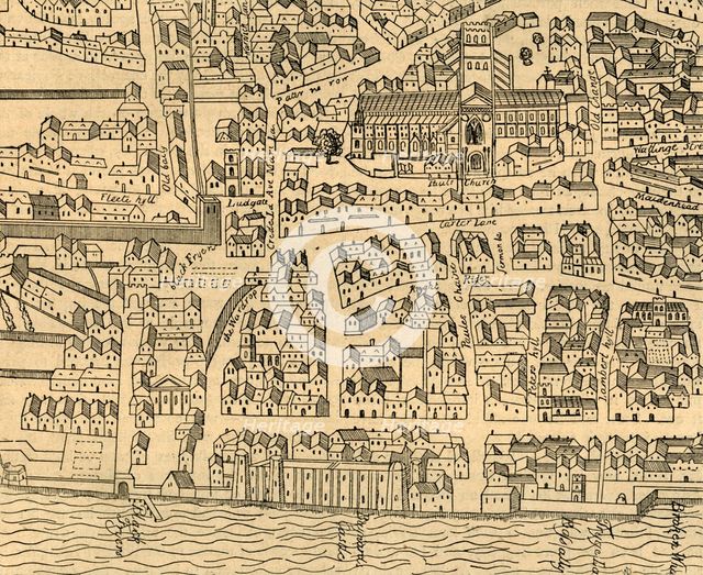 'St. Paul's and Neighbourhood', (1897).  Creator: Unknown.