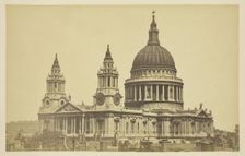 St. Paul's Cathedral, 1850-1900. Creator: Unknown