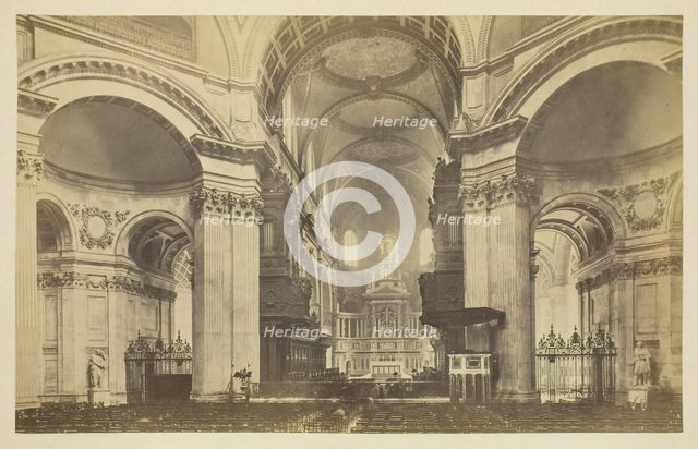 St. Paul's Cathedral, 1850-1900. Creator: Unknown.