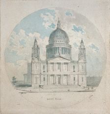St Paul's Cathedral, c1790. Artist: Thomas Girtin