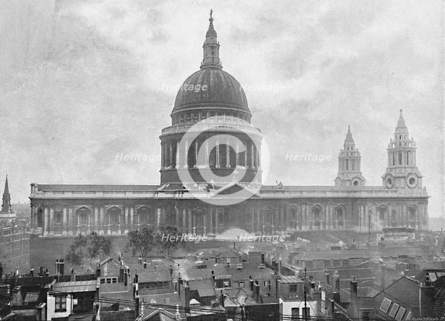 'St. Paul's Cathedral', c1896. Artist: Unknown.
