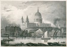 St Paul's Cathedral, City of London, 1850