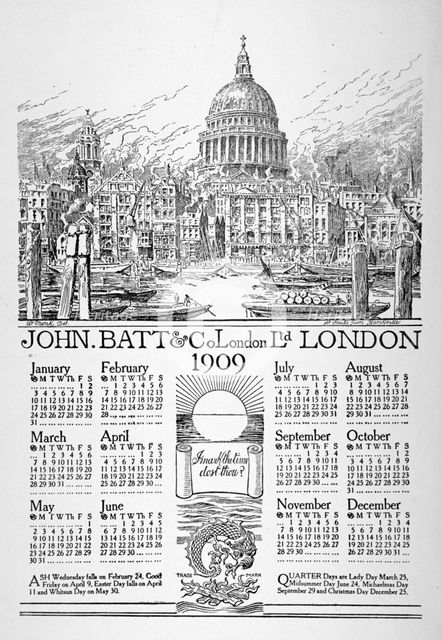 St Paul's Cathedral, City of London, 1908. Artist: William Monk