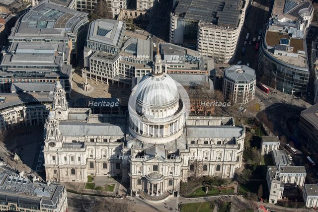 St Paul's Cathedral, City of London, 2018. Creator: Historic England Staff Photographer.