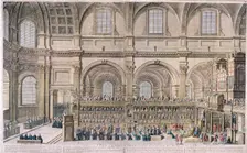 St Paul's Cathedral, London, 1706, (1707). Artist: Robert Trevitt