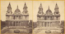 St. Paul's Cathedral, London, 1850s-1910s. Creator: E. Ryder