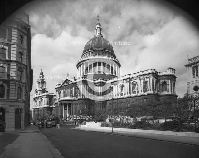 St. Paul's Cathedral, London, c1955. Creator: Arthur Charles Kirby Ware.