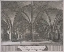 St Paul's Cathedral (old), London, c1650-80. Artist: Anon