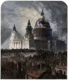 St Paul's Cathedral on Thanksgiving Day, 1872