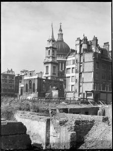 St Paul's Cathedral, St Paul's Churchyard, City of London, City of London, GLA, 1941-1945. Creator: Charles William Prickett