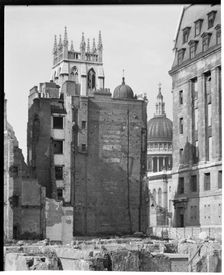 St Paul's Cathedral, St Paul's Churchyard, City of London, City of London, GLA, 1941-1945. Creator: Charles William Prickett
