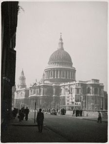 St Paul's Cathedral, St Paul's Churchyard, City of London, Greater London Authority, 1952. Creator: JR Uppington