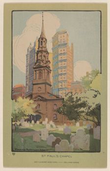 St. Paul's Chapel, 1914. Creator: Rachael Robinson Elmer