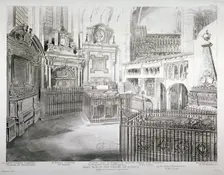 St Paul's Chapel, Westminster Abbey, London, 1812. Artist: J Bluck