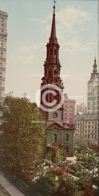 St. Paul's Church, New York, c1901. Creator: Unknown.