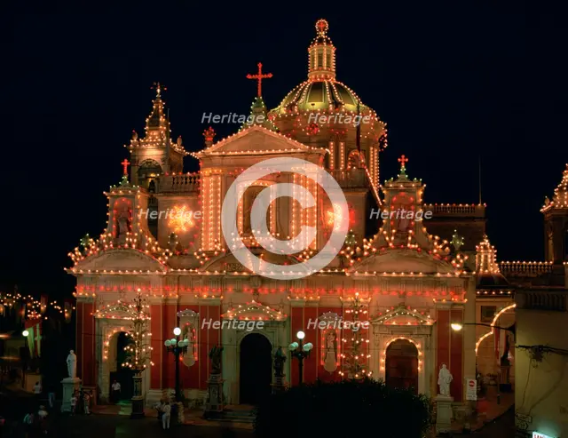 St Paul's Church, Rabat, Malta.  Creator: Peter Thompson.
