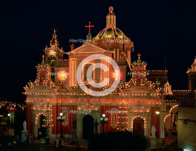 St Paul's Church, Rabat, Malta.  Creator: Peter Thompson.