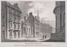 St Paul's School, London, 1807. Artist: Samuel Rawle