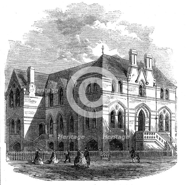 St. Paul's Schools, Clerkenwell, 1861. Creator: Unknown.