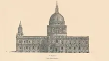 St. Paul's - south flank elevation 1889. Creator: W & AK Johnston