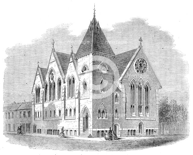 St. Paul's Working Men's Church, Birkenhead, 1864.  Creator: Unknown.