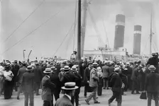 ST. PAUL sails, between c1910 and c1915. Creator: Bain News Service