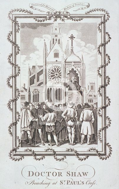 St Paul's Cathedral (old), London, 1776. Artist: Anon