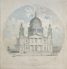 St Paul's Cathedral, c1790. Artist: Thomas Girtin