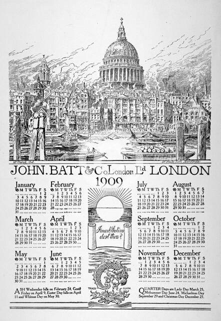 St Paul's Cathedral, City of London, 1908. Artist: William Monk