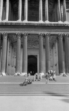 St Paul's Cathedral, City of London, 1950s. Artist: Eric de Maré