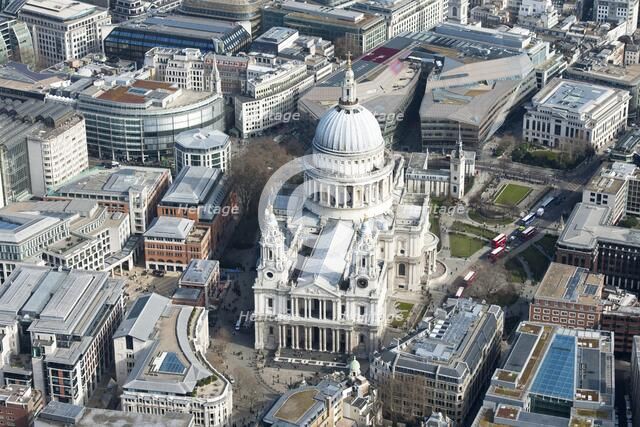 St Paul's Cathedral, London, 2015. Artist: Damian Grady.