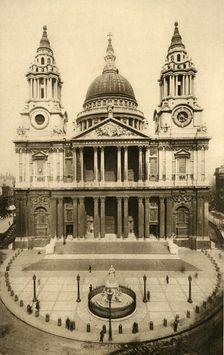 St. Paul's Cathedral, London, c1924. Creator: Unknown