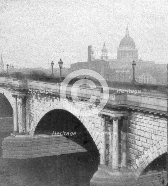 St Paul's Cathedral, London, late 19th century. Artist: Unknown