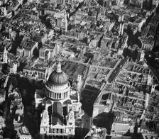 St Paul's Cathedral, London, October 1947. Artist: Aerofilms