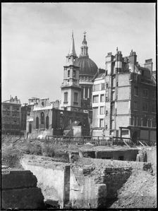 St Paul's Cathedral, St Paul's Churchyard, City of London, City of London, GLA, 1941-1945. Creator: Charles William Prickett